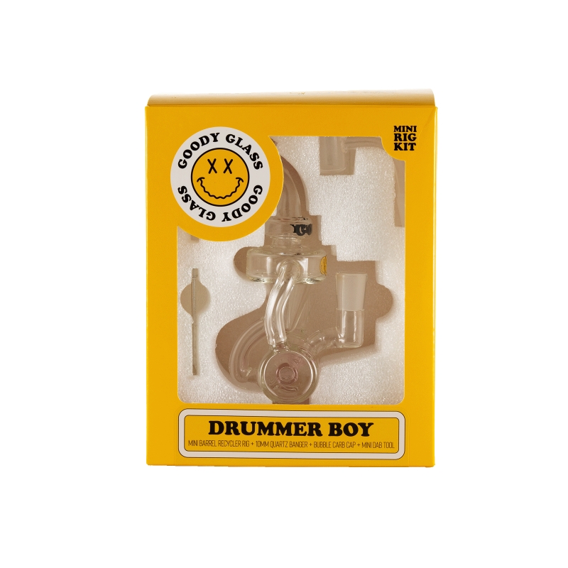 GOODYGLASS-GOODY DRUMMER BOY MINI RIG KIT - PINK | Plantasur